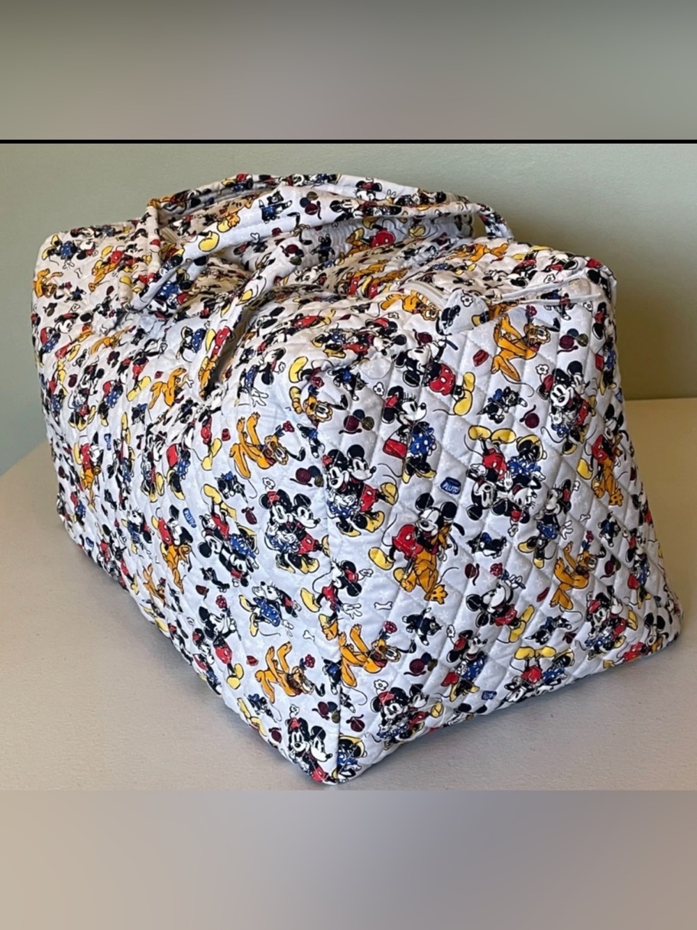 Vera Bradley Disney Large Travel Duffel Bag MICKEY MOUSE  ~ NWOT